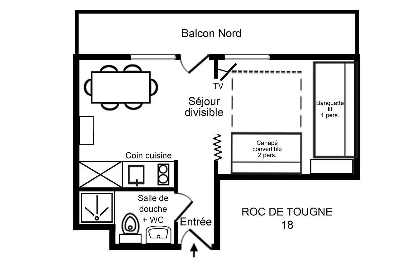 Roc De Tougne Apartment Meribel France